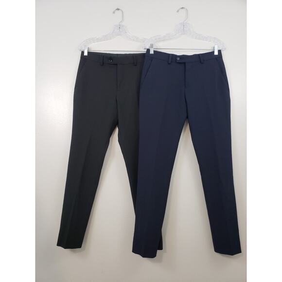 F5) Father Sons Slim Mens Pants Size 30 Stretch Slim Fit Trousers Block Lot of 2 - Picture 1 of 10